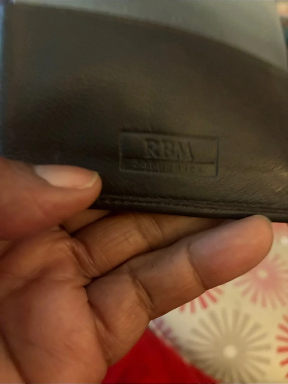 RBM Vintage Classic Men's Soft Black Genuine Leather Bifold Wallet No Rips